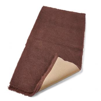 Меховой коврик для собак на нескользящей основе Active Non-Slip Vet Bedding коричневый.
